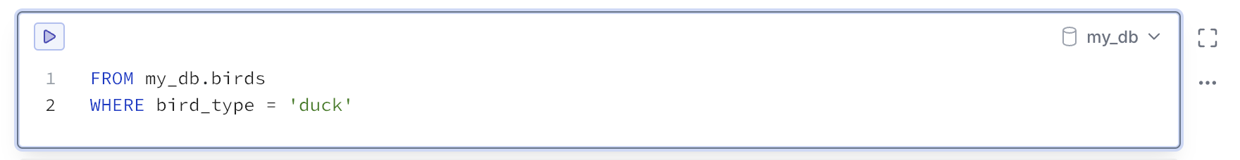 Export query results